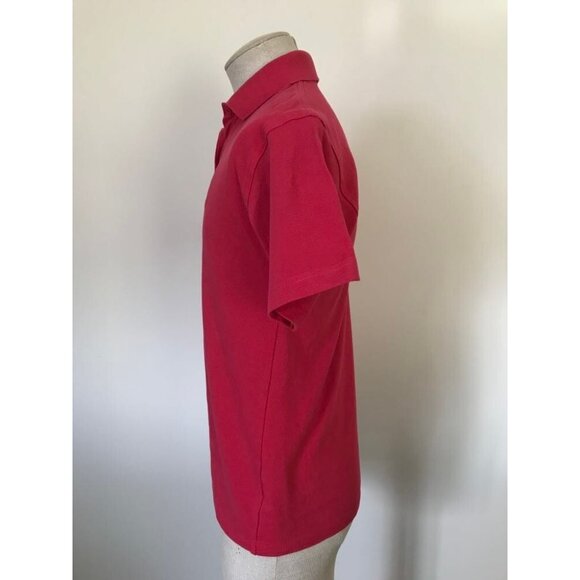 Vintage PRINGLE SPORTS Short Sleeve Golf Polo Shirt Mens Size Small Pink - Picture 6 of 8